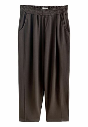 BARRELL LEG JOGGERS - Verryttelyhousut - new chocolate brown
