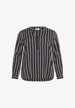 Kaffe Curve KCSIDA BLOUSE - Blouse - black oyster chalk stripe