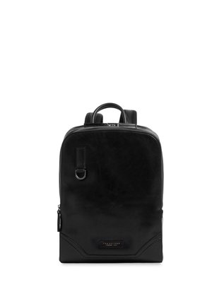 The Bridge, THE BRIDGE ZAINO IN PELLE PORTA PC UOMO DUE ZIP - Rugzak - nero