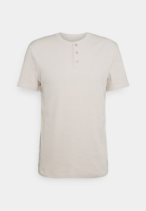 LOUNGE HENLEY TEE - Pyjamasöverdel - beige