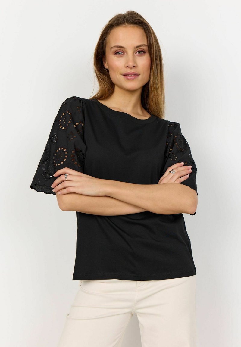 Soyaconcept SC-LORAINE 3 - Potiskana majica - black