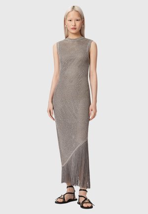 AllSaints JESSIE DRESS - Pulóverruha - pebble grey