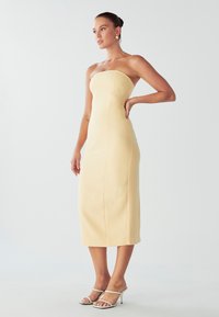 WILLA MENSA MIDI - Enostavna obleka - butter
