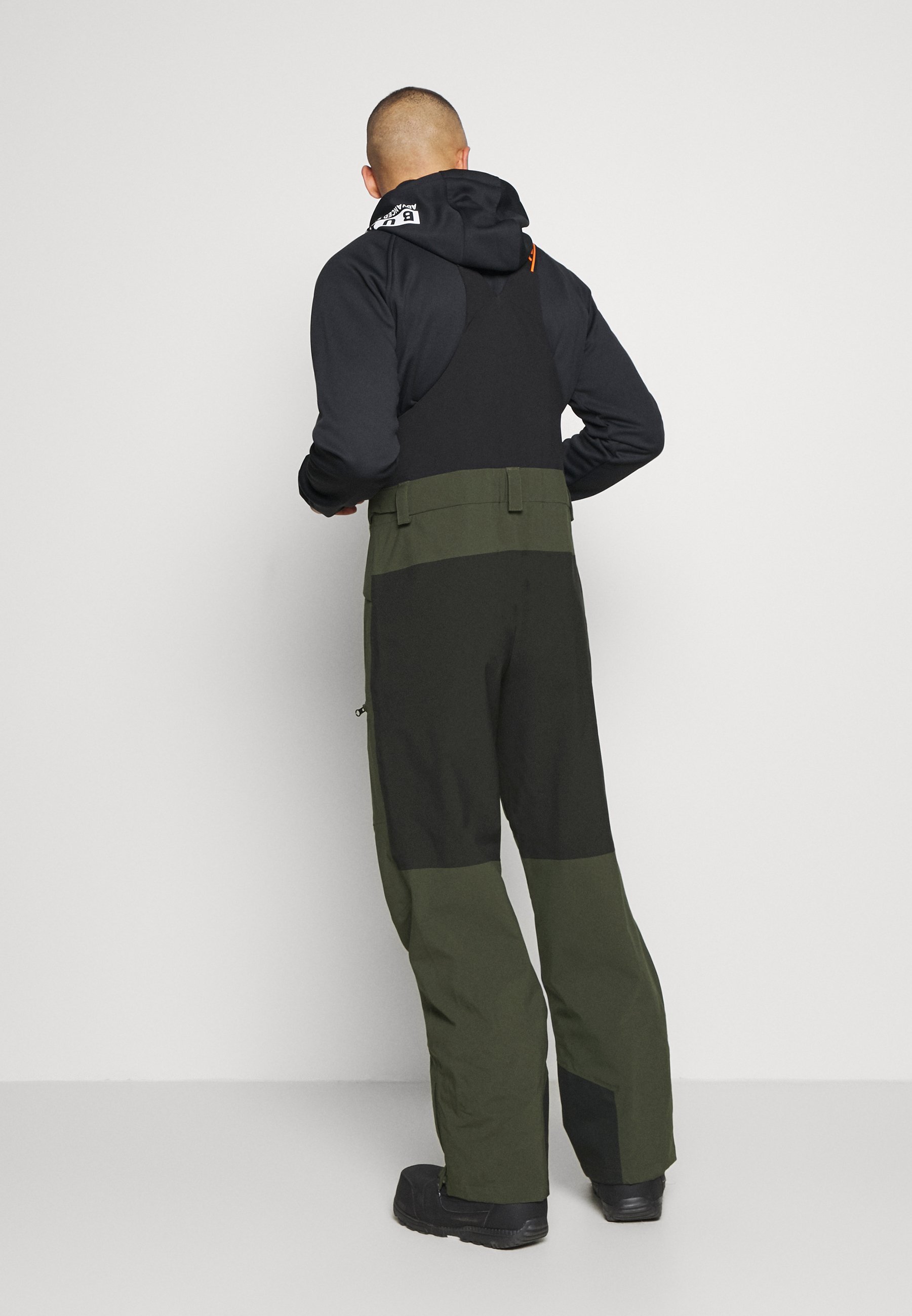 Oakley SHELL BIB - Pantaloni da neve - black/green/verde - Zalando