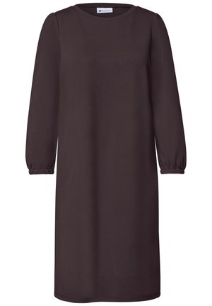Street One, KNIELANGES KLEID MIT RUNDHALS - Robe survêtement - ruby vine