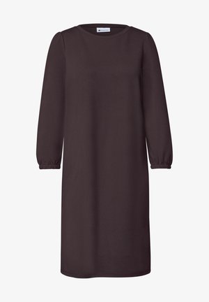 Street One, KNIELANGES KLEID MIT RUNDHALS - Robe survêtement - ruby vine