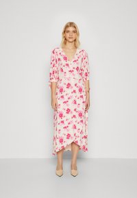 Fabienne Chapot - HANNAH DRESS - Kasdienė suknelė - hot pink/cream white Miniatiūros vaizdas 1