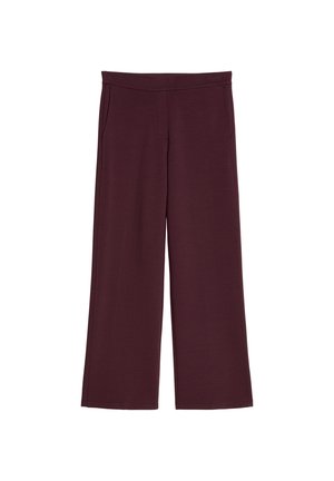 Marc O'Polo, MARC O'POLO JERSEYHOSE REGULAR AUS INTERLOCK-QUALITÄT   - Broek - black cherry