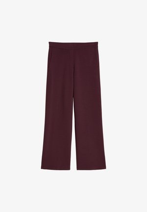 Marc O'Polo, MARC O'POLO JERSEYHOSE REGULAR AUS INTERLOCK-QUALITÄT - Broek - black cherry
