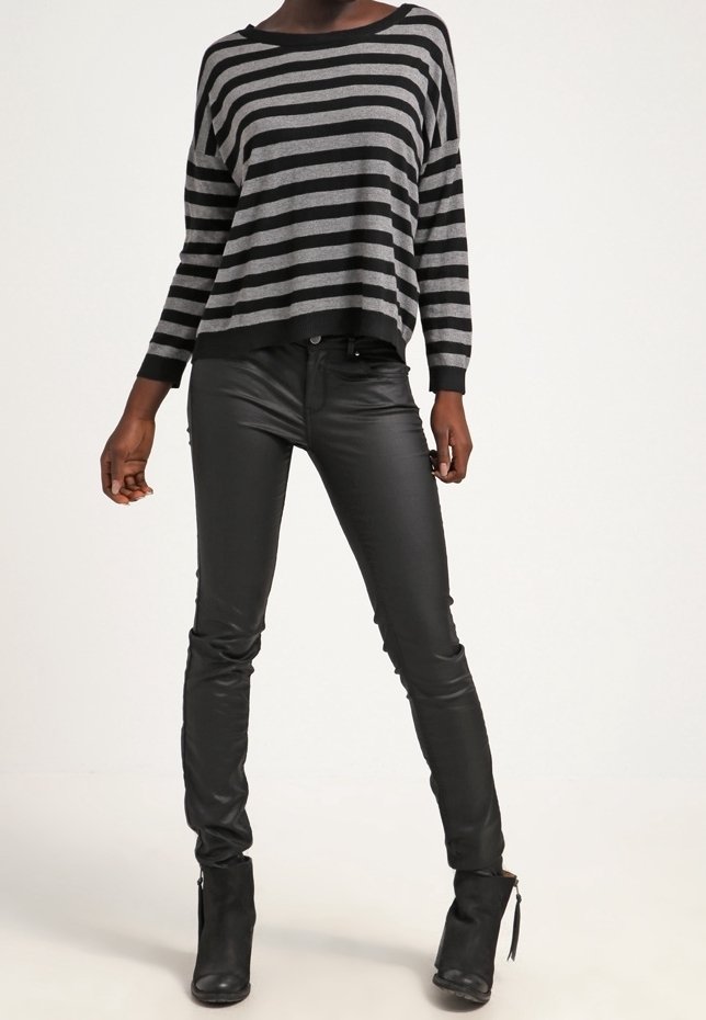 United Colors of Benetton Stickad tröja - black