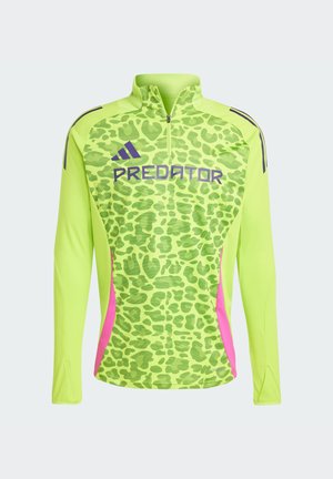 adidas Performance PREDATOR TRAINING - Long sleeved top - semi solar slime lucid fuchsia