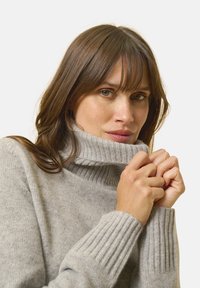 Just Cashmere LUCIE TURTLE NECK YARNS - Maglione - mottled cloud