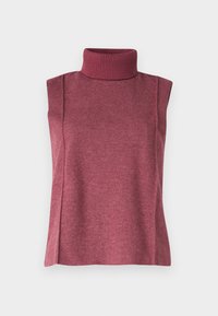 ONLMATTY SOFT ROLL NECK - Toppi - burgundy