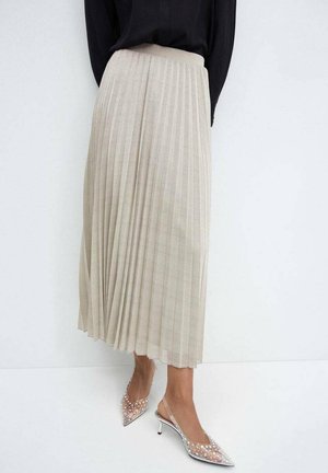 MARCOS-A - Maxi skirt - silber