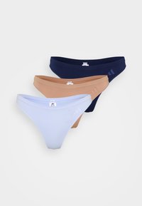 LOW RISE  3 PACK - String - purple/brown/dark blue