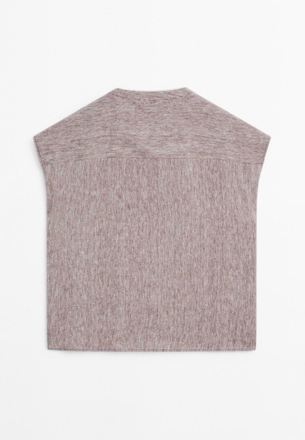 FLOWING WITH BIB DETAIL - Blouse - mauve3