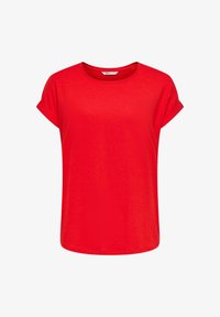 Unselected, fiery red