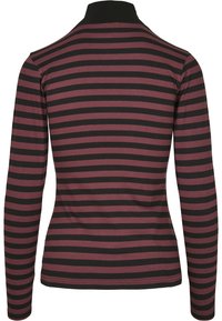 Urban Classics Langærmet T-shirt - cherry/blk