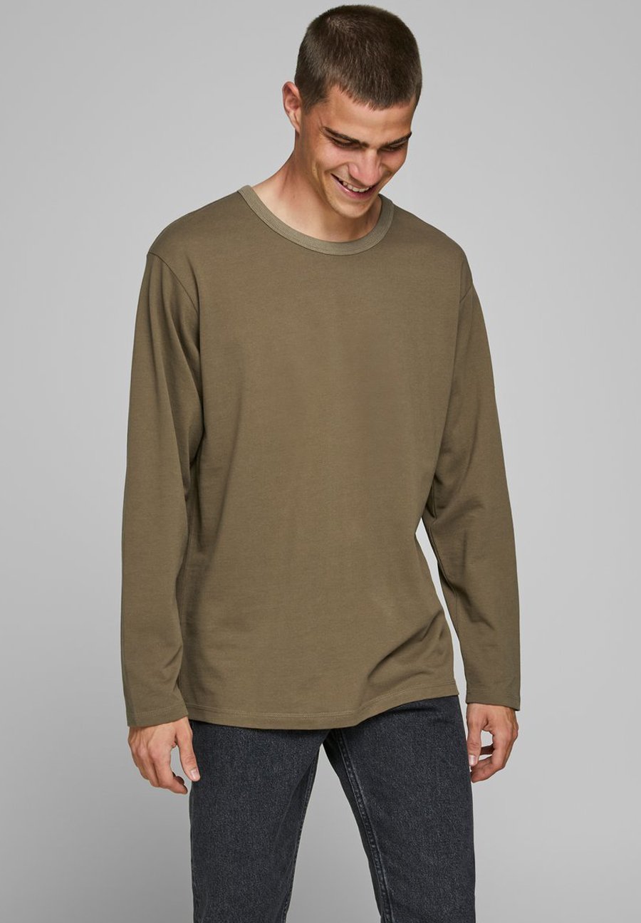 Jack & Jones T-shirt à manches longues - kangaroo/marron