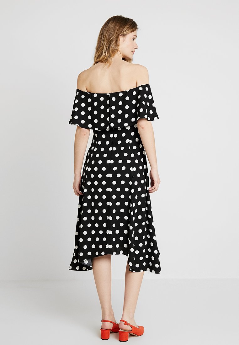 Wallis Polka Dot Bardot Dress Deals, 56 