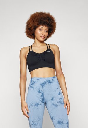 DEFINE SEAMLESS SCRUNCH BRA - Sports-BH-er med medium støtte - black