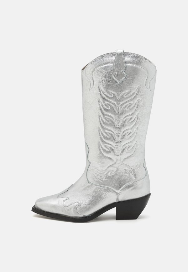 DOLLY BOOT - Cowboy/Biker boots - silver
