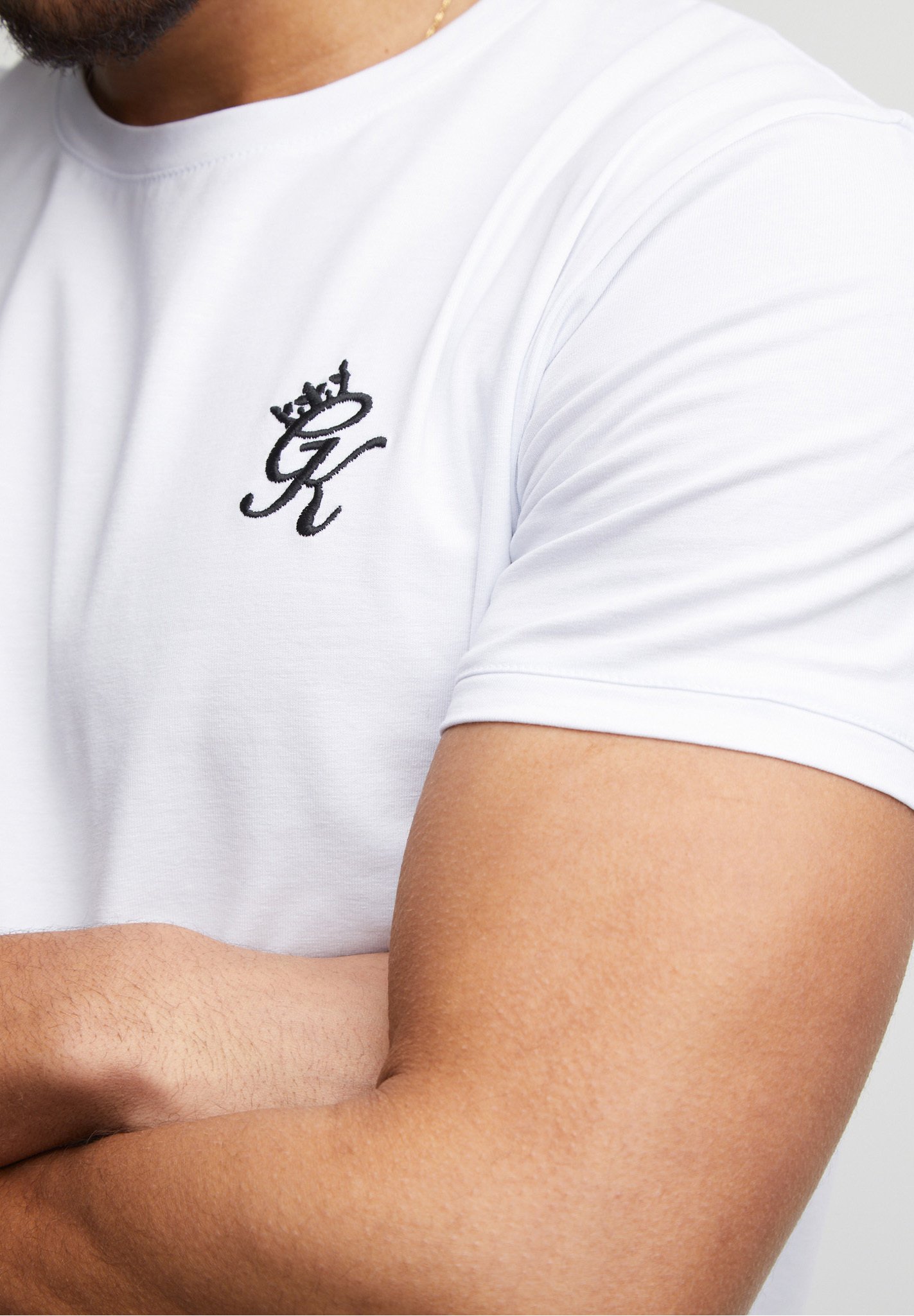 Gym King T-shirt basic - white/wit 