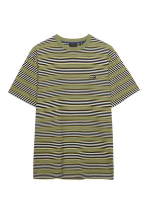 Superdry & Co, SUPERDRY OVERSIZED STRIPE T-SHIRT.. - Camiseta estampada - green stripe