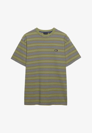 Superdry & Co, SUPERDRY OVERSIZED STRIPE T-SHIRT.. - Camiseta estampada - green stripe
