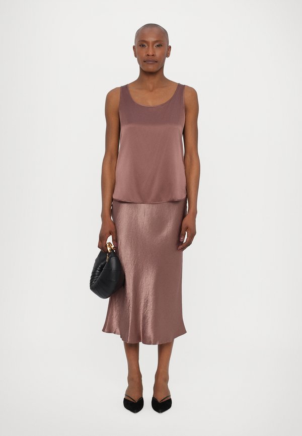 ALESSIO - A-line skirt - mauve3