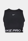 CROP TANK - Débardeur - black/white