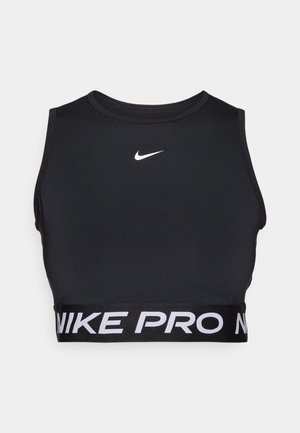 Nike Performance CROP TANK - Top - black/white