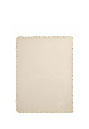 Next, REGULAR FIT - MUSLIN FRILL THROW UNISEX - Wohndecke - natural