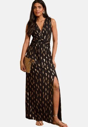 Love & Roses REGULAR FIT - FOIL TWIST FRONT  - Maksi garuma kleita - black