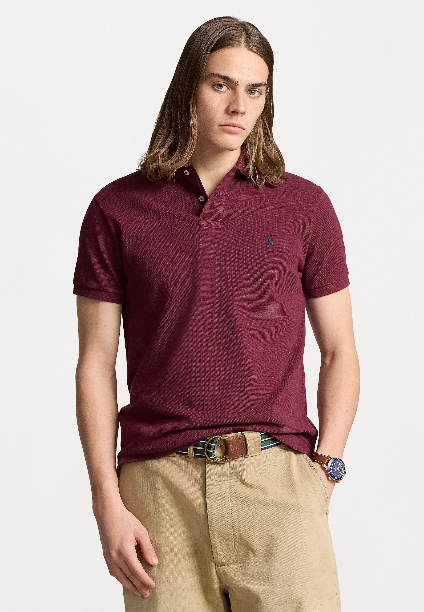 Polo Ralph Lauren SHORT SLEEVE Polo vintage port heather