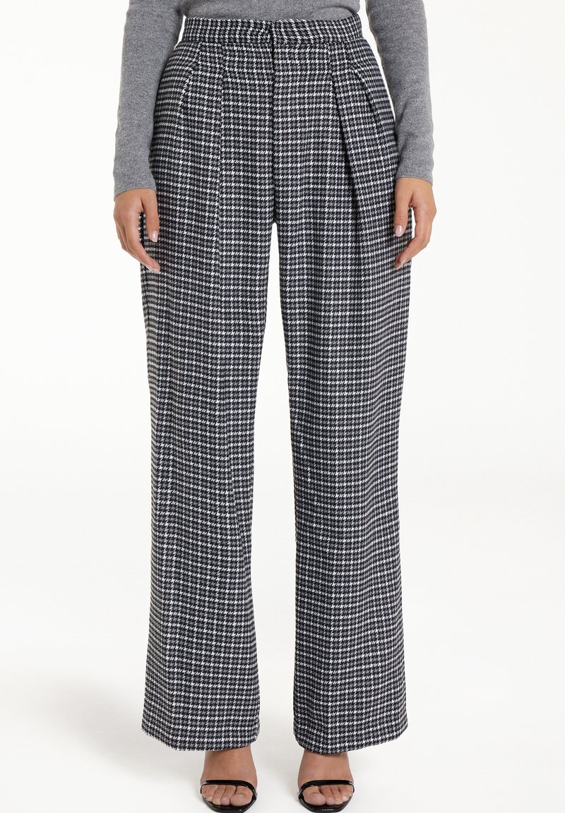 Pantalon Chino Kiabi Gris Pied-de-poule - Taille 40 - Neuf Sans étiquettes