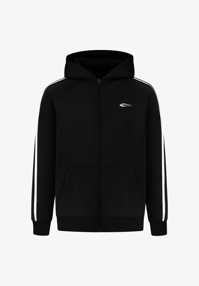 Sweat à capuche zippé à logo Essential grège clair chiné pours Femme | BE-FR Sweat à capuche zippé à logo Essential grège clair chiné pours Femme | BE-FR