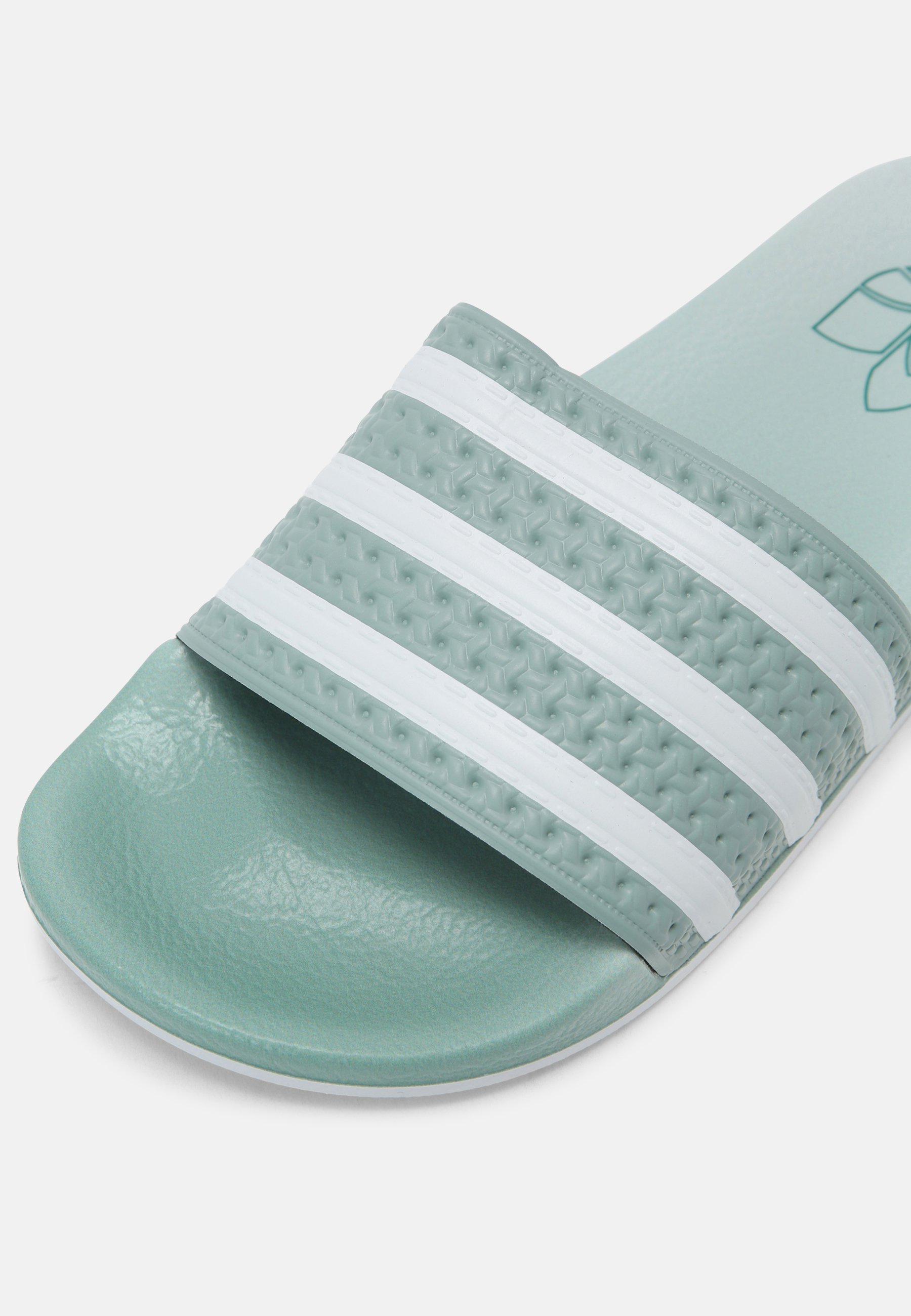 adilette hazy green