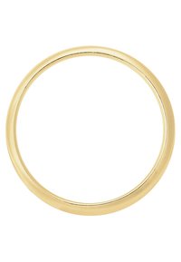 Goldring mit einer glatten, polierten Oberfläche; kreisförmige Form mit gleichmäßiger Dicke und glänzender Textur. Keine zusätzlichen Verzierungen sichtbar.