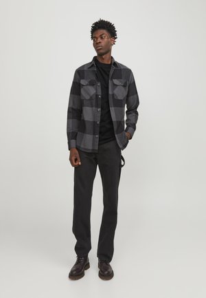 JJEBRADLEY O-NECK - T-shirt basic - black
