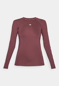 Langærmet T-shirt - aurora ruby