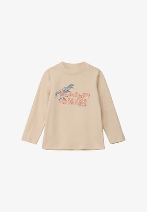 s.Oliver CREW NECK-AUSSCHNITT - Langarmshirt - beige