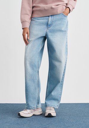 BRANDON PANT - Džínsy voľného strihu - blue  heavy worn bleached