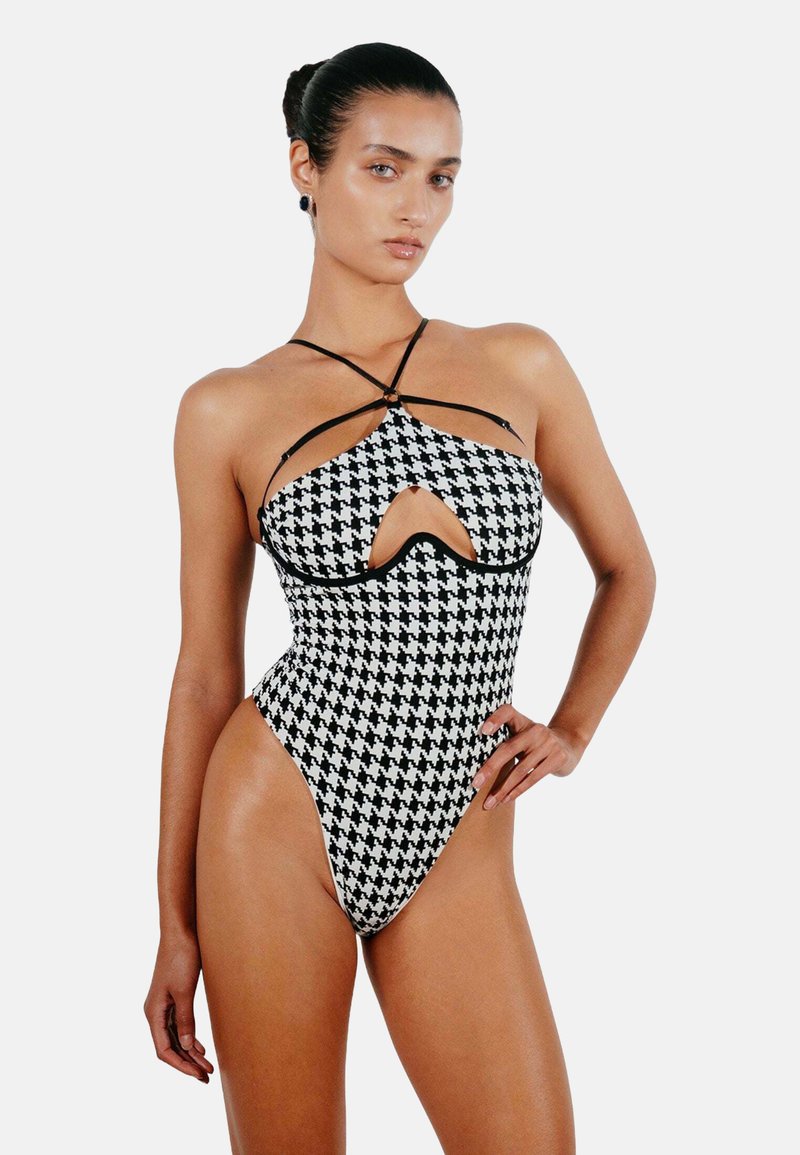 Perilla HEARTBREAKER - Jednodílné plavky - black