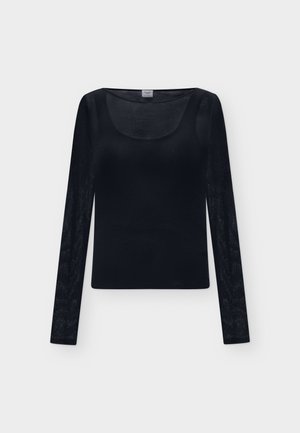 Abercrombie & Fitch, TWOFER - Блуза с дълги ръкави - black