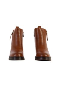 Divine Factory À ZIP - Bottines à plateau - camel