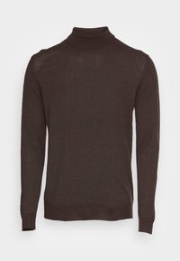 Matinique Stickad tröja - dark brown