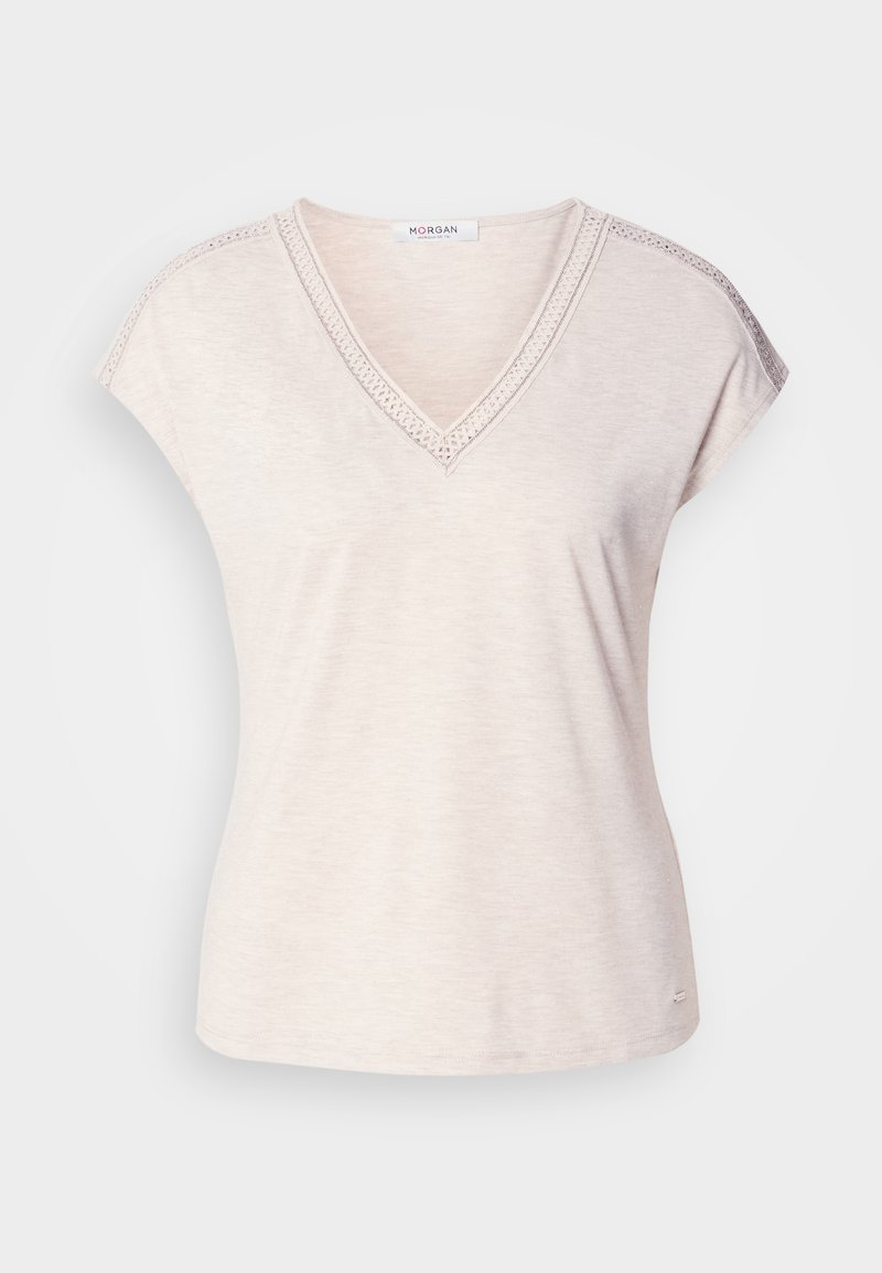 Morgan T-shirt print crème