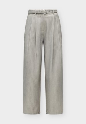 Object, OBJNIMRA IDA LOOSE PANTS - Trousers - light grey melange