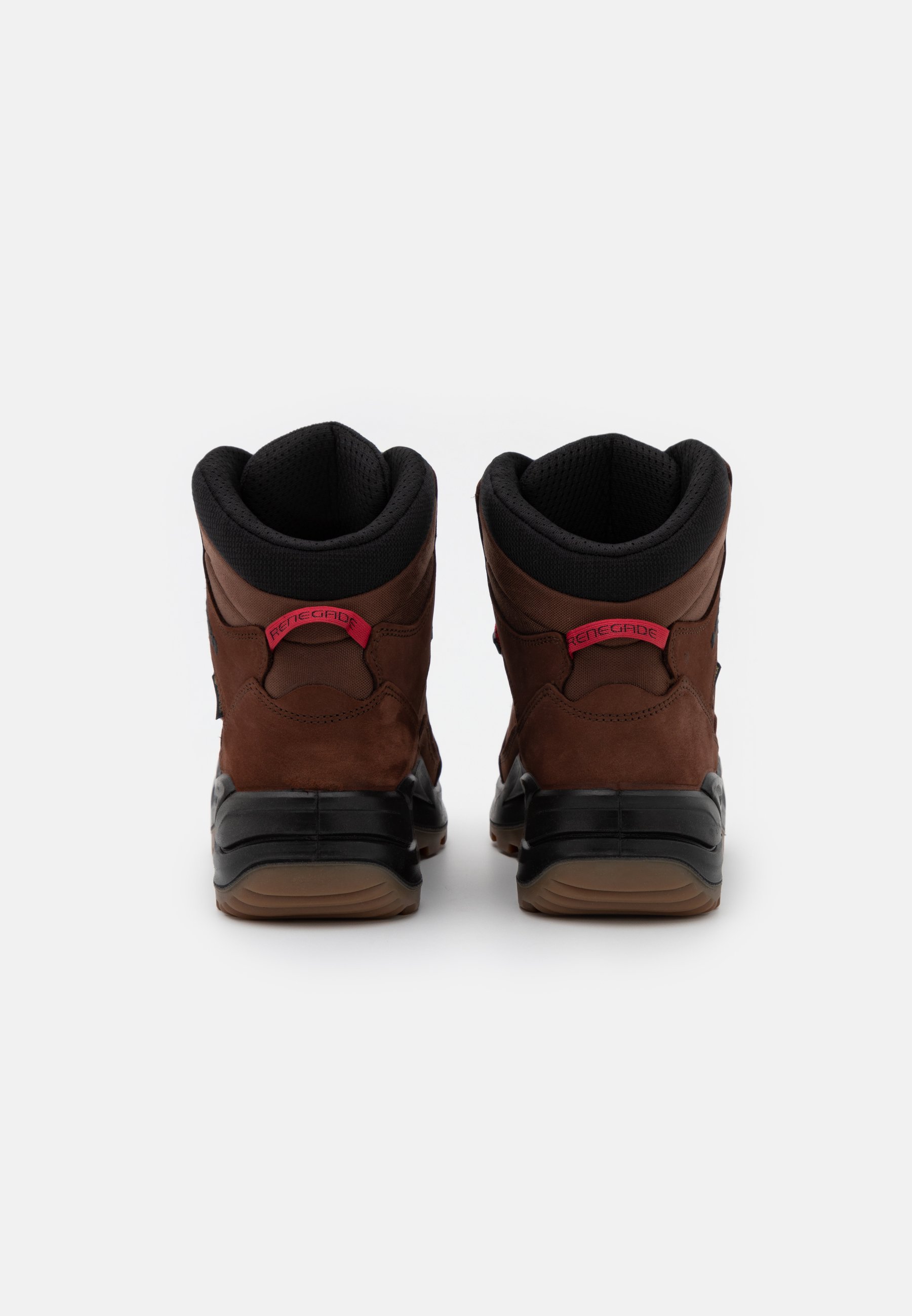 Lowa RENEGADE GTX MID - Outdoorschoenen - braun/rood - Zalando.nl